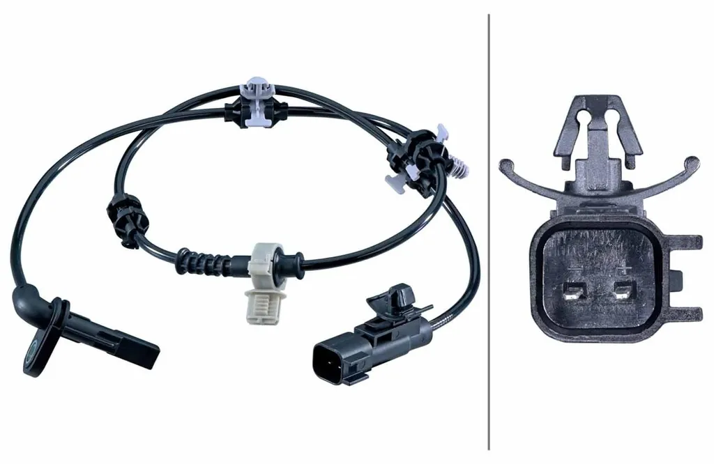 Capteur ABS de roue à effet Hall HELLA avec câble 772mm pour OPEL ASTRA