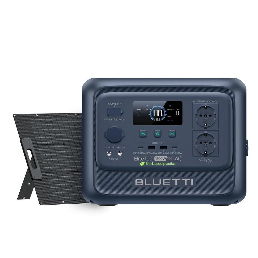 BLUETTI generatore solare Elite 100 V2 + pannelli solari Immagine del prodotto 