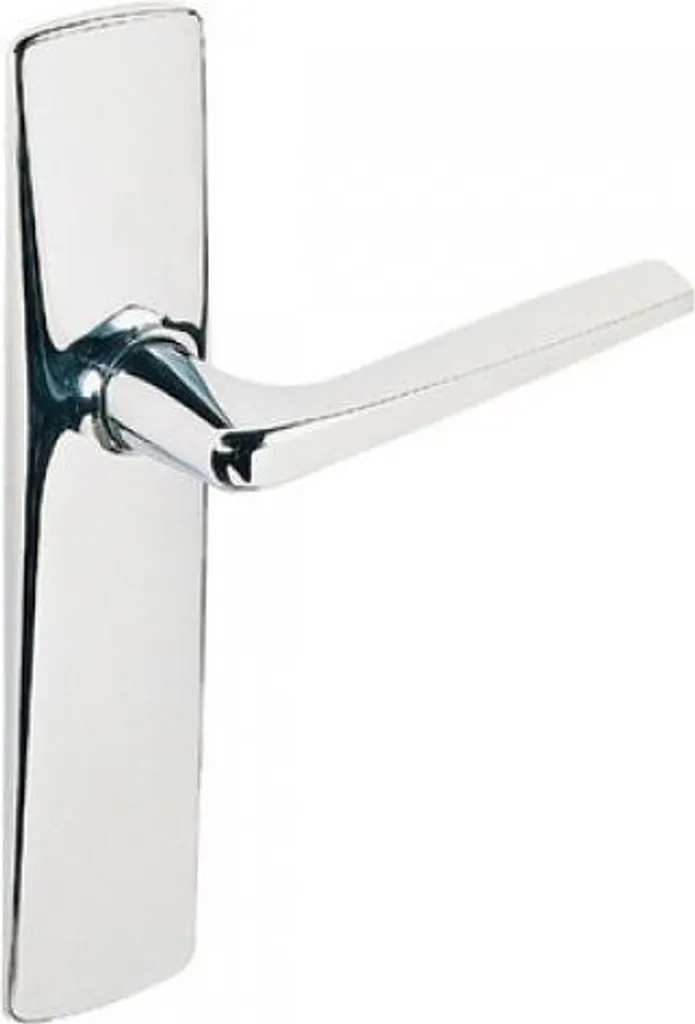 Poignée de porte intérieure Junior 4065 BEZAULT Chrome brillant 195mm