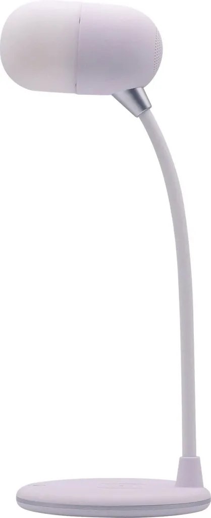 Chargeur induction design pour bureau avec enceinte et lumière LED Qi