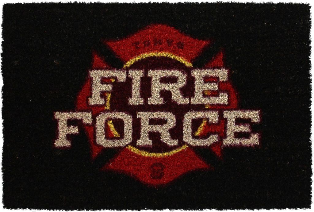 Fire Force Fußmatte Logo Red 40 x 60 cm