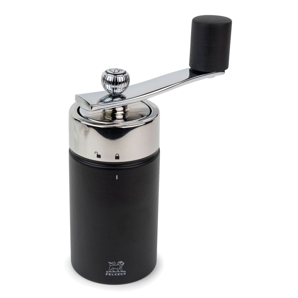 PEUGEOT Muskatnussmühle ISEN 15cm Buchenholz Schwarz Matt Produktbild 