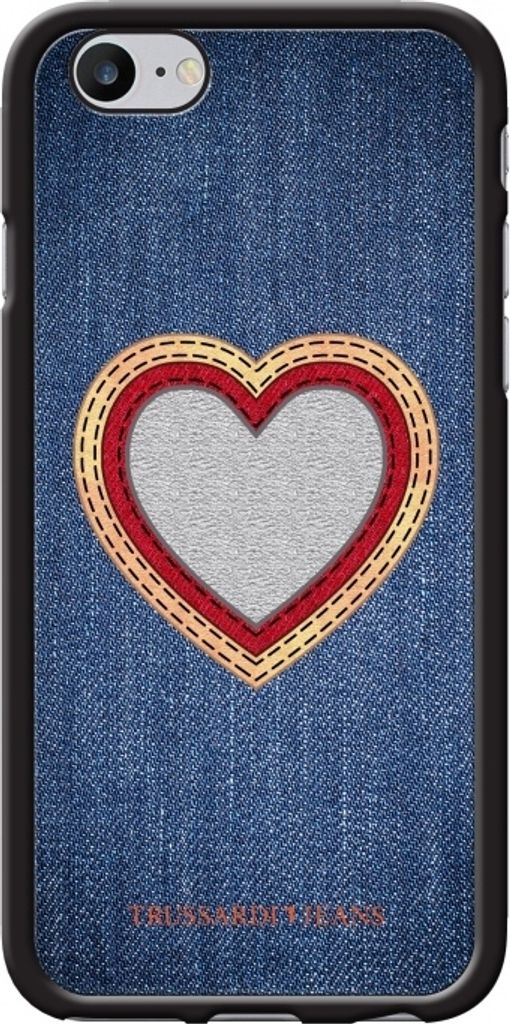 Trussardi - Jeans Case iPhone SE/8/7 (srdce)