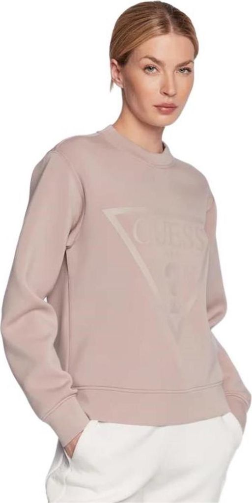 Guess Damen Sweatshirt New Elly V3RQ19K7UW2-G4Q9 Rosa M