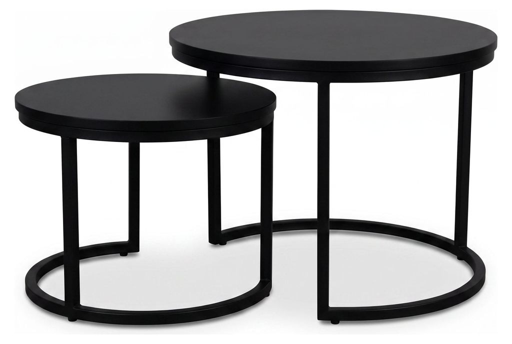 Set di tavolini da caffè rotondi SensaHome - Set di Immagine del prodotto 