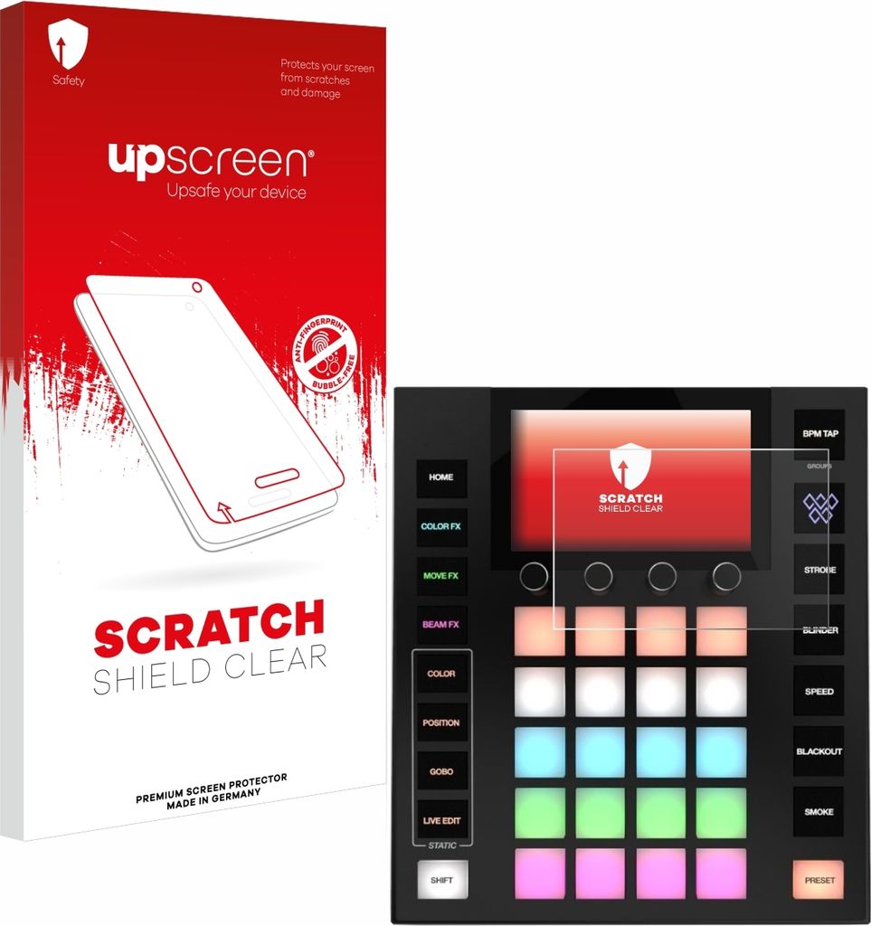 upscreen Schutzfolie für Wolfmix W1 MK2 Displayschutz Displayschutzfolie Folie Klar Transparent