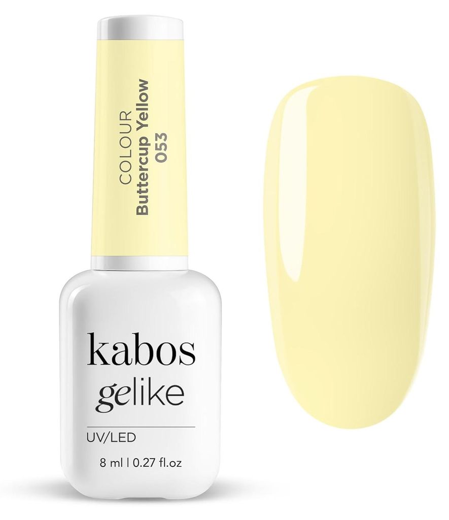 Kabos UV Nagellack Hybrid Gelike 053 Buttercup Yellow 8ml