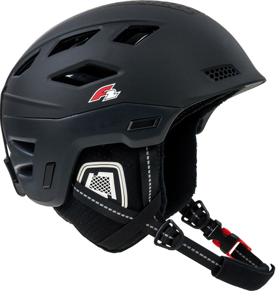 F2 Herren Snowboard Helm Helmet - Worldcup Race M Schwarz 2024/25