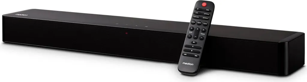 Barre de son 2.0 MEDION P61155 Bluetooth HDMI ARC avec télécommande