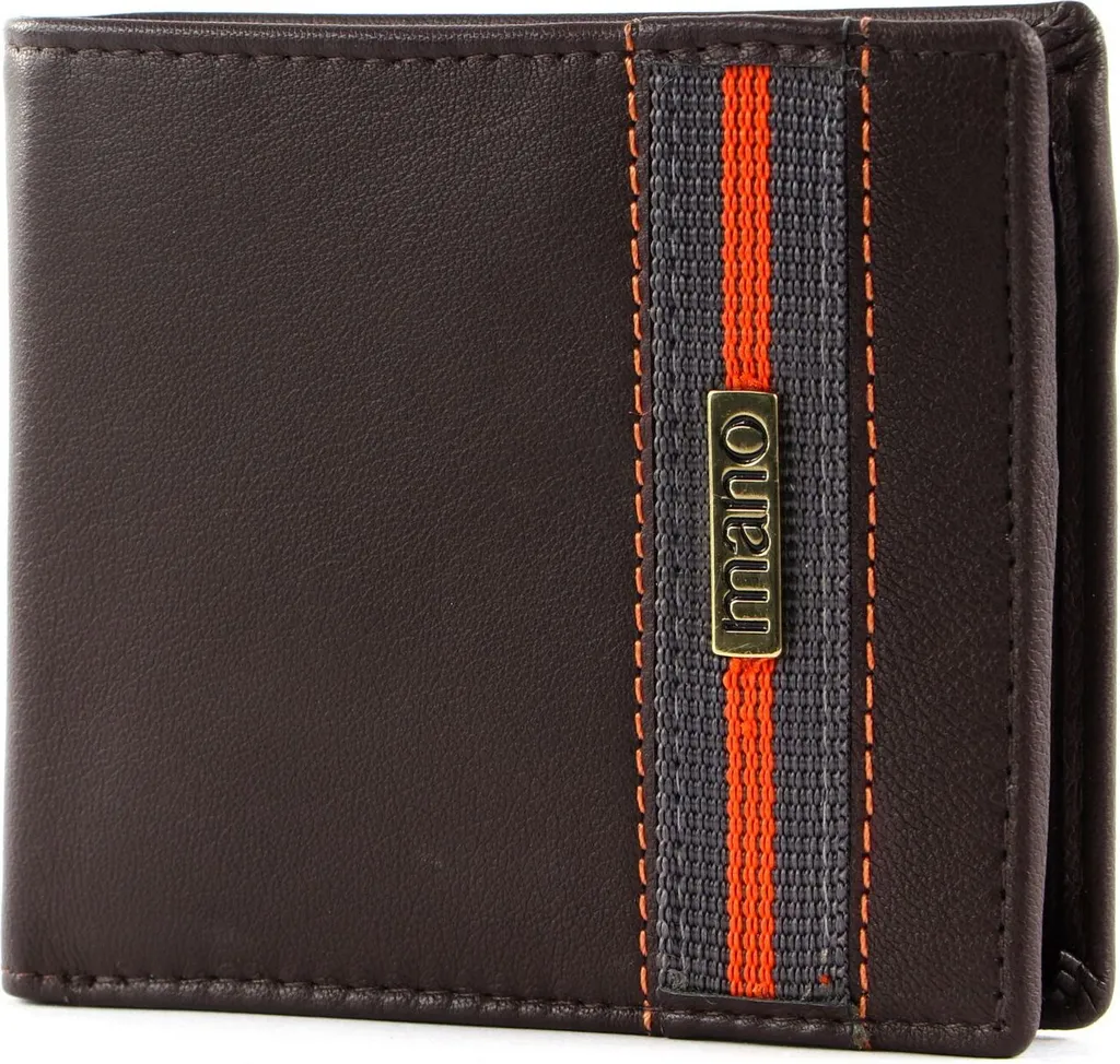 mano portafoglio Don Leonardo RFID Wallet Darkbrown marrone scuro