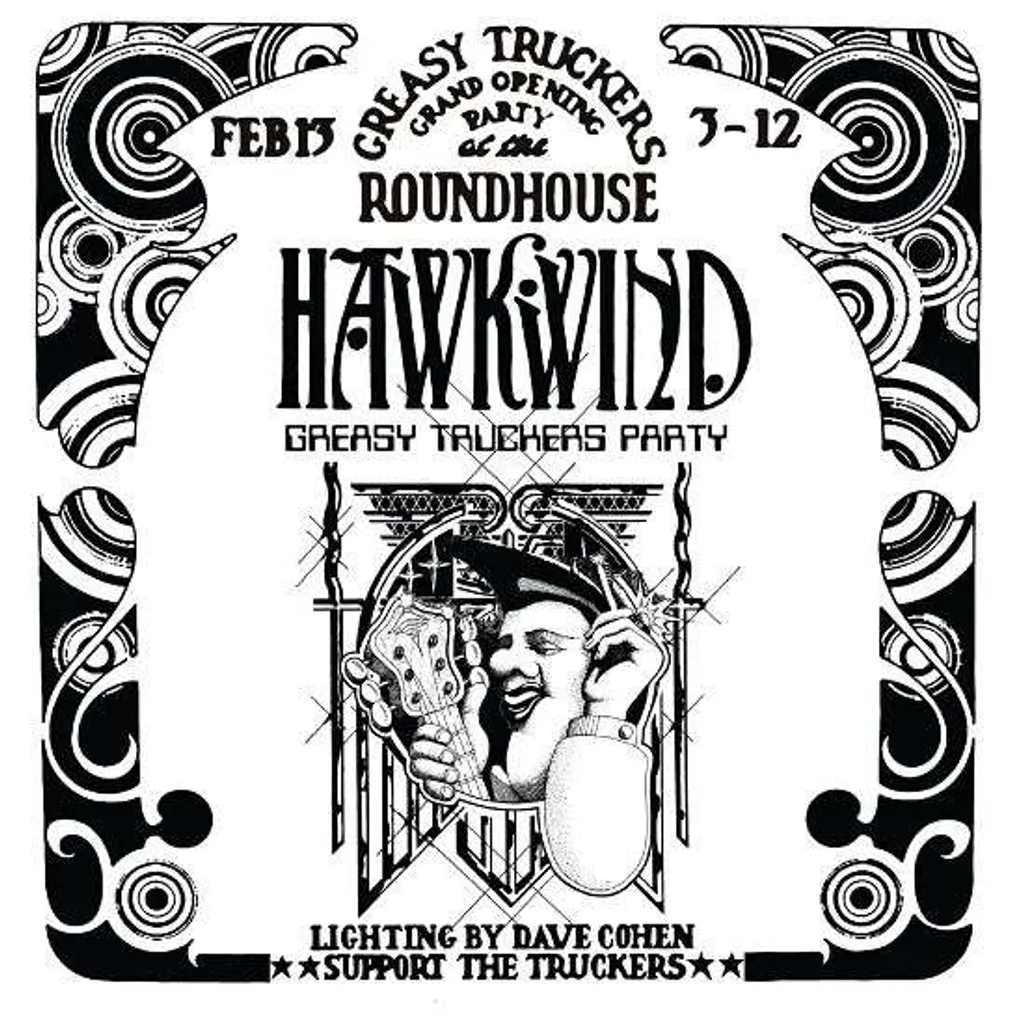 Hawkwind Greasy Truckers Party Vinyle - Album Live Original 1972