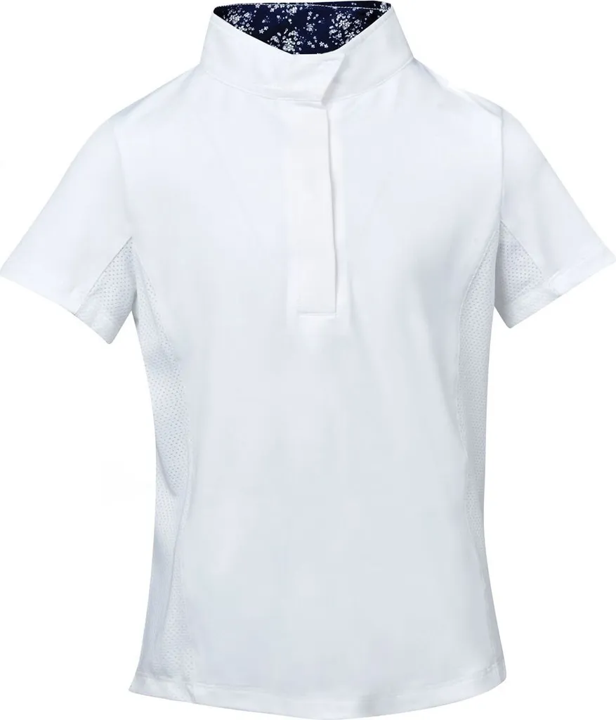 T-shirt compétition équitation Ria WB1449 Dublin manches courtes L Navy