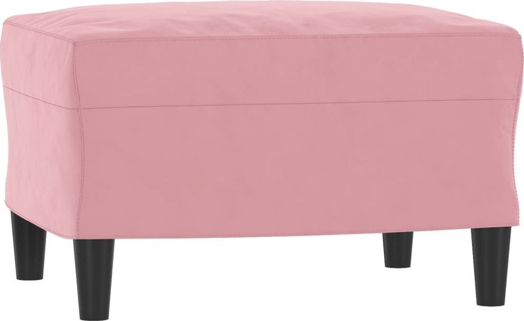 Fußhocker Rosa 60x50x41 cm Samt
