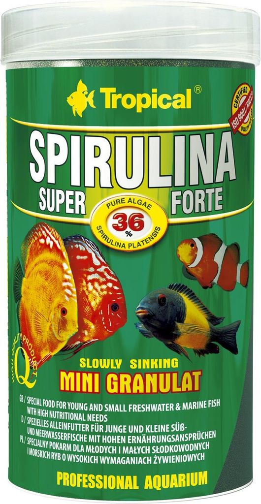 Spirulina 36% Mini Granulat (100 ml)