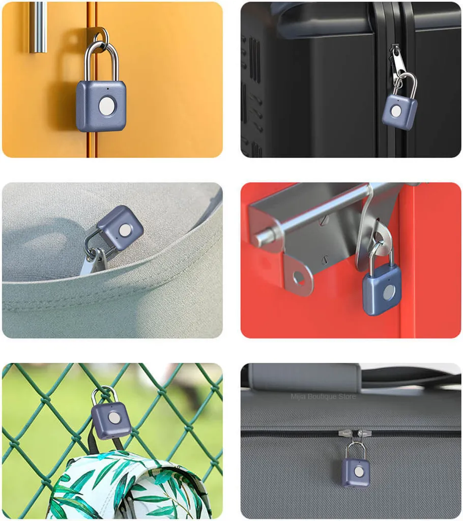 Smart Lock Impronta Digitale USB - Mini Lucchetto Sicurezza 508DPI - 3