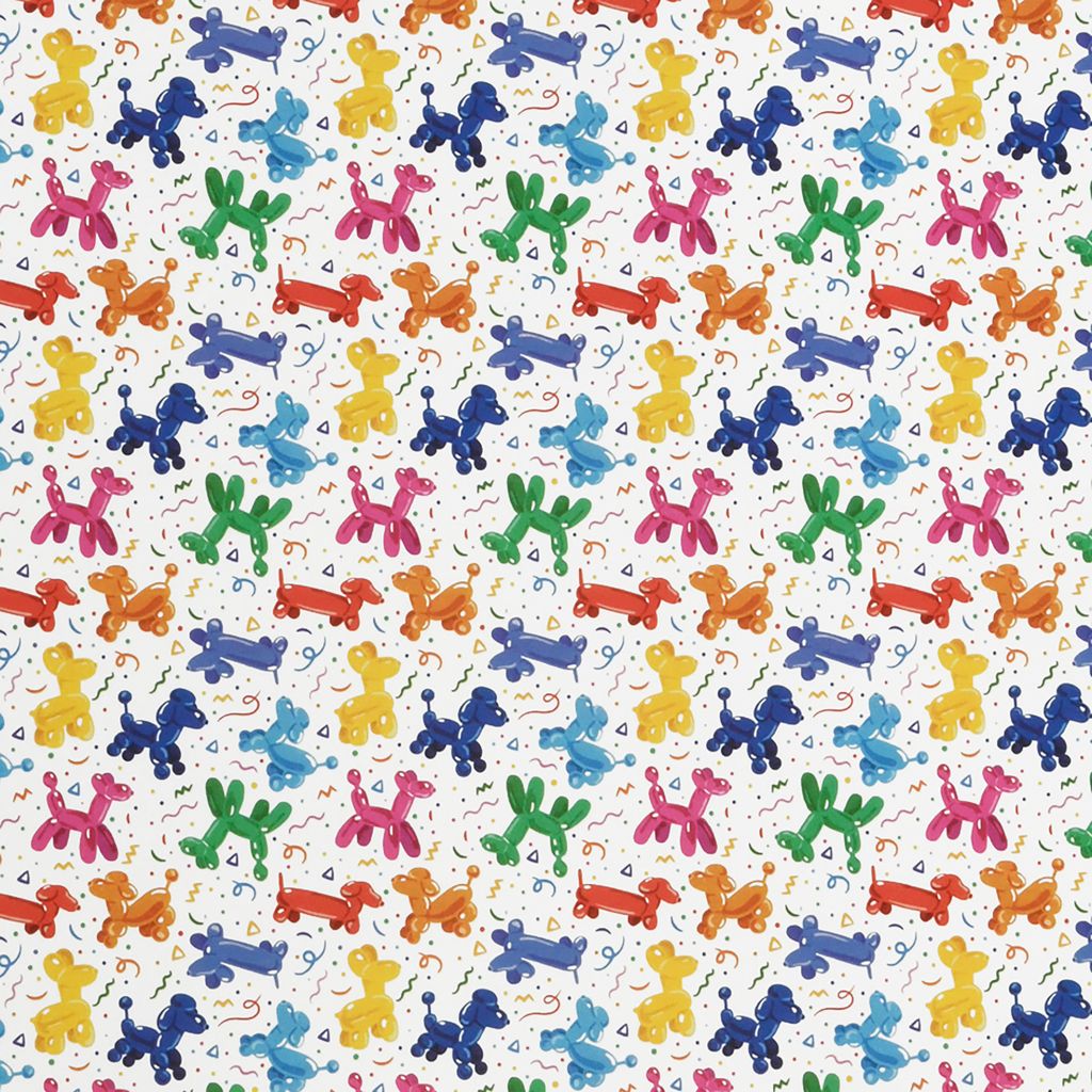 Geschenkpapier mit Luftballons Motiv 70cm x 2m Rolle Bunt