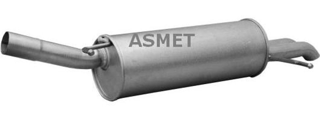 ASMET 6022 Endschalldämpfer OE 4B0253609AE kompatibel mit A6 4B
