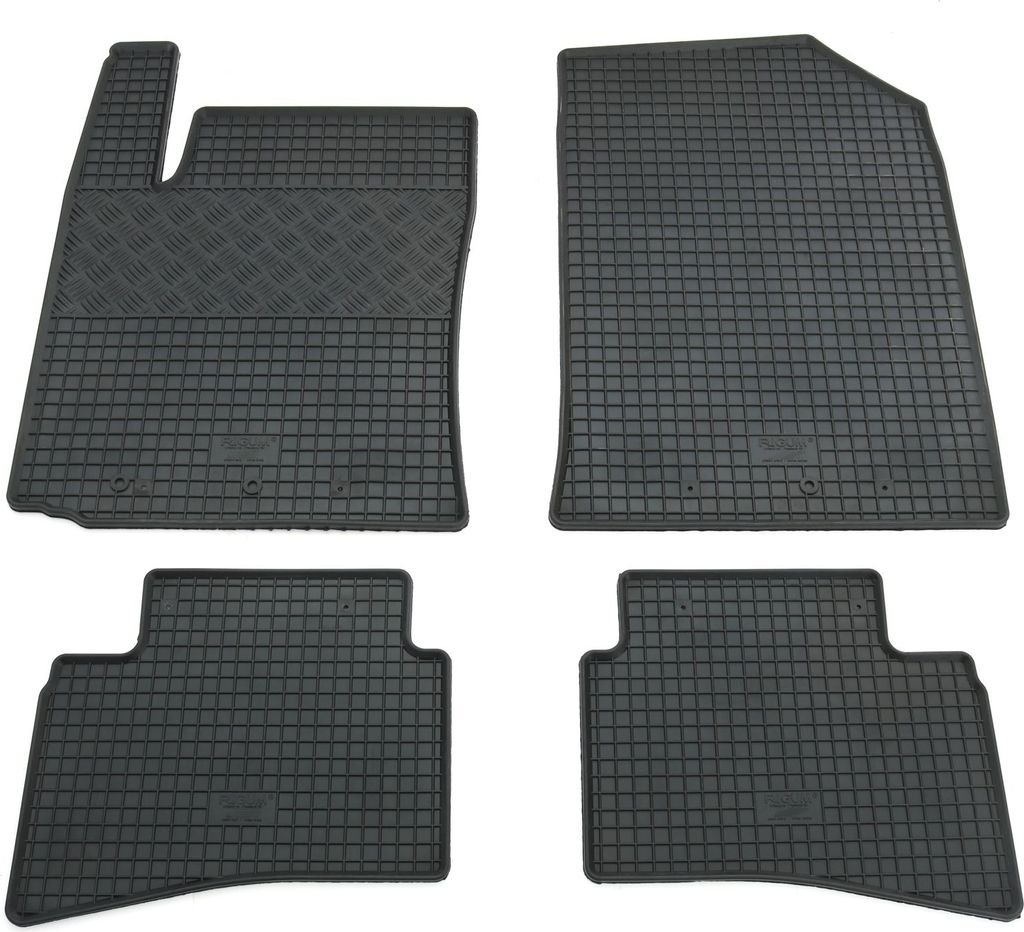 Rigum Gummi Fußmatten Set für Kia Rio IV, Bj. 2017- + Kia Stonic, Bj. 2017-