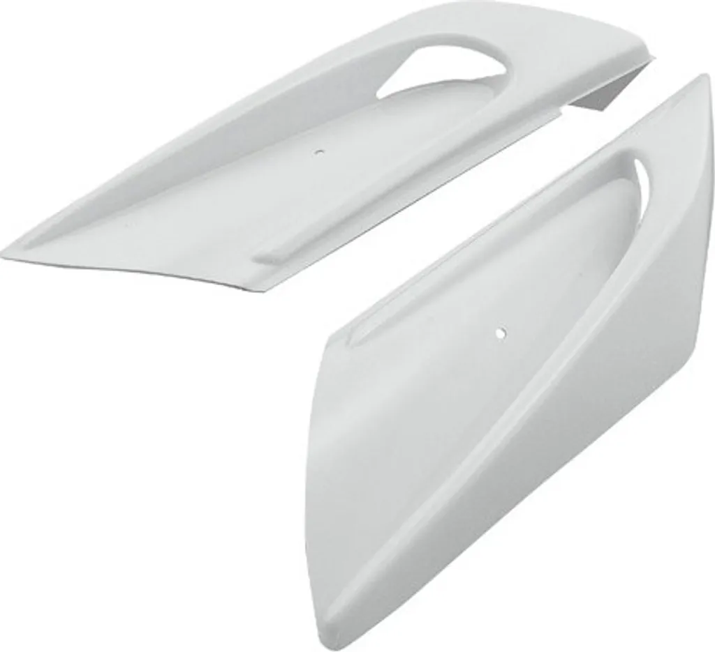 Coque Latérale Spoiler BCD pour Scooter MBK Nitro et Yamaha Aerox Blanc
