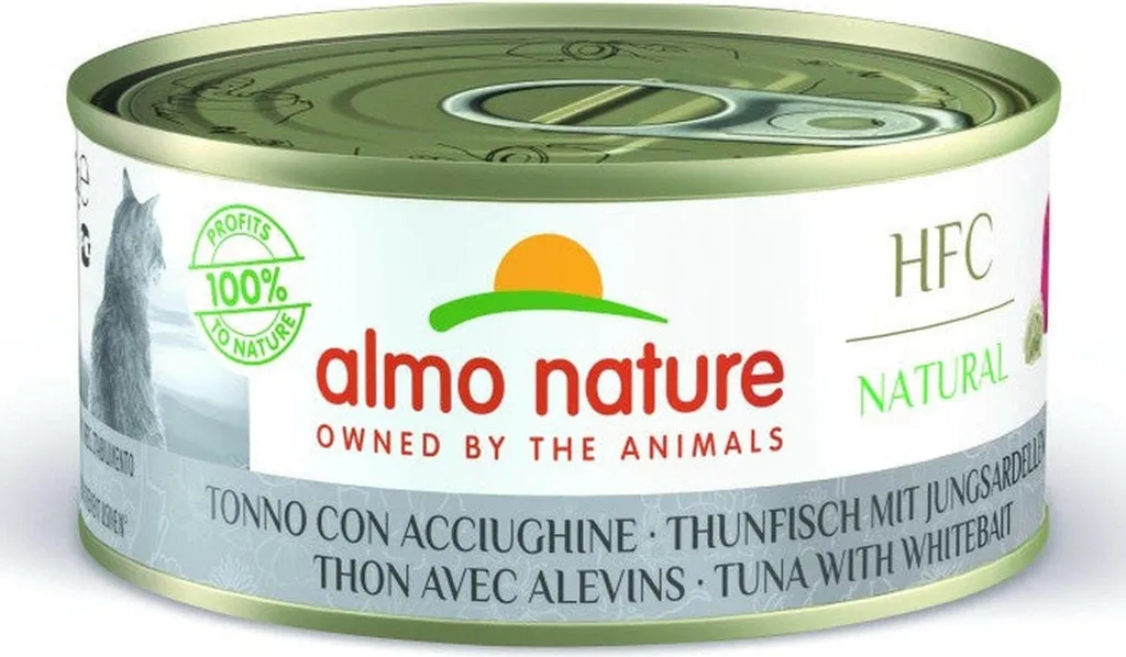 Almo Nature HFC Thon Anchois 150g x 24 : Ingrédients 100% Naturels