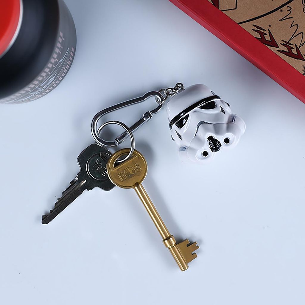 gold Merch 6cm Fanartikel Star Wars Episode 8 Schlüsselanhänger Stormtrooper 