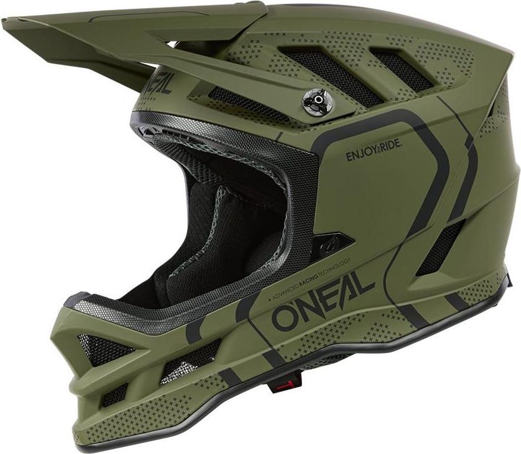 Oneal Visière Blade Polyacrylite Casque Strike Olive/Noir Produktbild 
