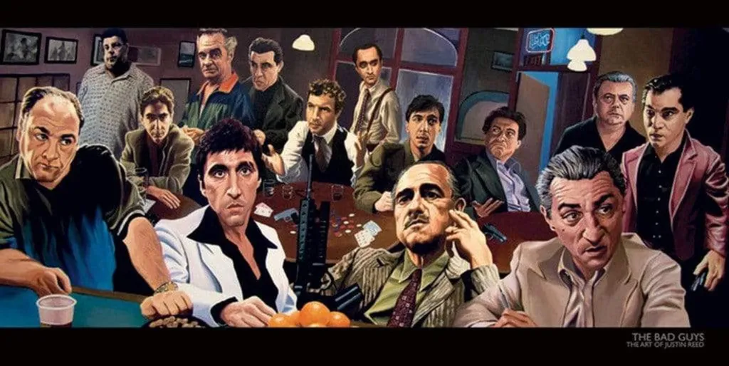Justin Reed The Bad Guys Art Print Affiche de Collection 50x100cm