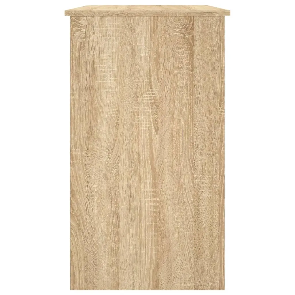 Scrivania Ufficio Maison Exclusive 90x45 cm Rovere Sonoma Salvaspazio - 6