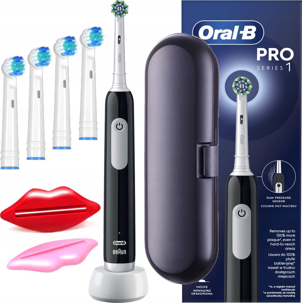 Oral-B | Elektrische Zahnbürste - Pro Series 1 - Schwarz - Produktbild 