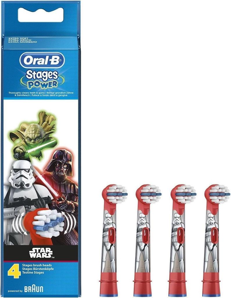 Kids Stages Power Star Wars, 4 Stück Aufsteckbürsten Produktbild 8
