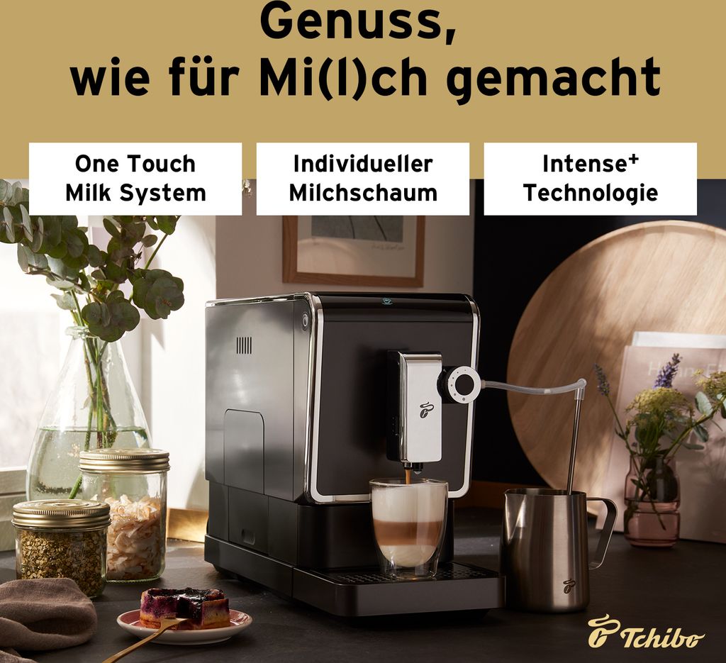 Tchibo Kaffeevollautomat Esperto Pro mit One Touch Funktion Produktbild 8