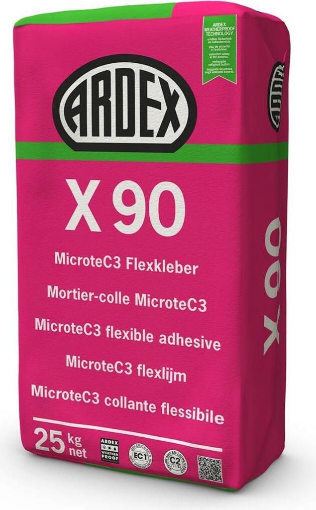 ARDEX X 90 OUTDOOR Flexkleber 25kg Microtec Produktbild 