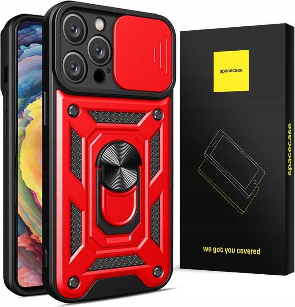 Raumtasche Camring iPhone 15 Pro rot
