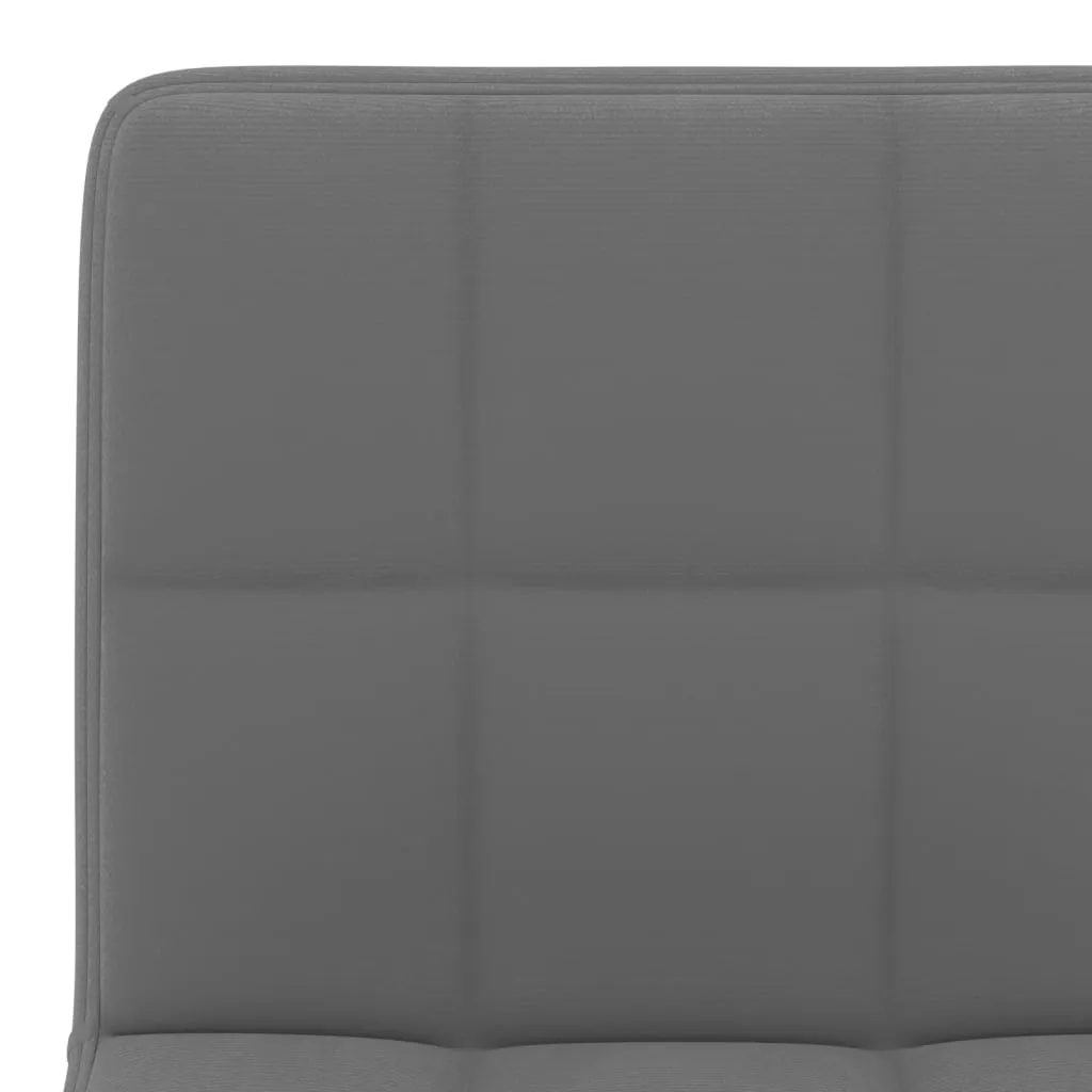 vidaXL Sgabello da bar 2 pezzi. Velluto grigio scuro - 9