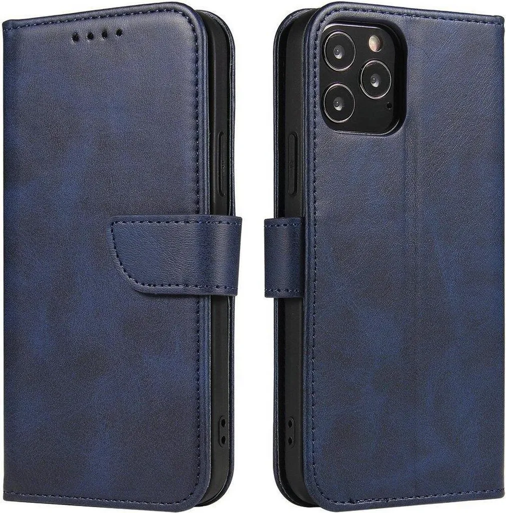 Offerta Cover iPhone 16e Blu - Custodia Libro Magnetica Stand