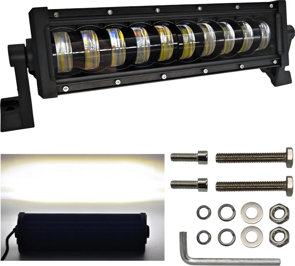 Projecteur LED Haute Puissance 9000 lm IP67 Double Longue Portée