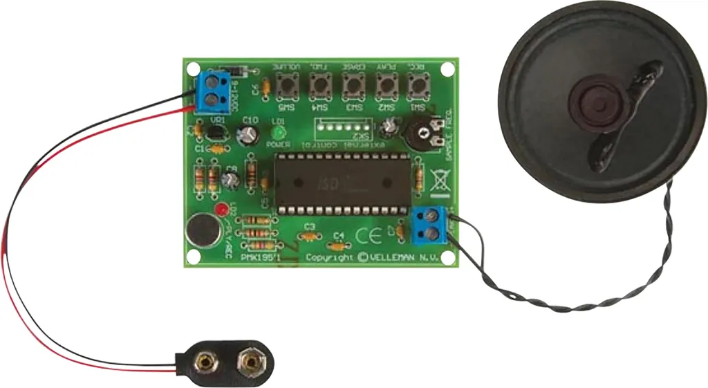 Module d'enregistrement audio pour modélisme et maquettes sonorisées