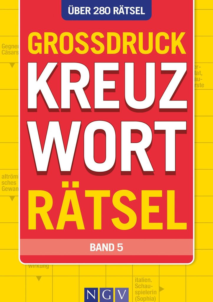 Großdruck Kreuzworträtsel - Band 5 - Über 280 Rätsel in Produktbild 