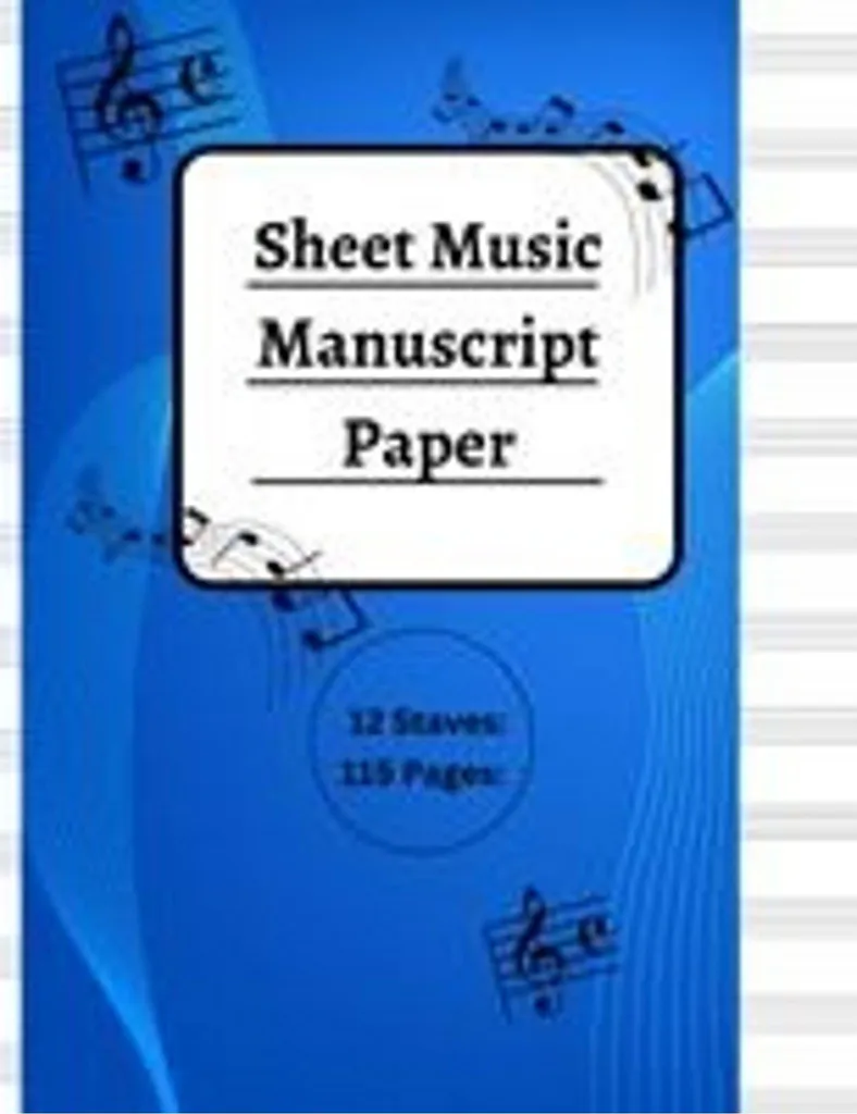 Papier Musique sans Transparence pour Composition au Stylo Plume