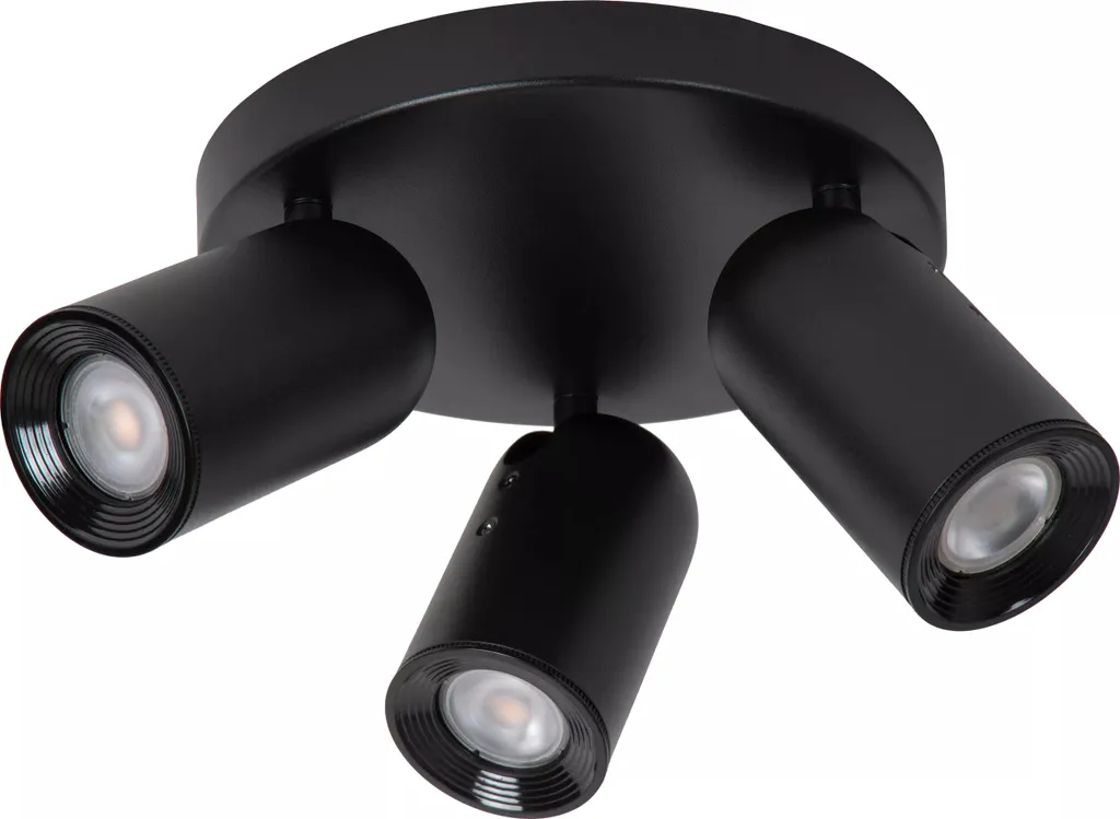 Luminaire Plafond 3 Spots Noir Punch : Fini les Zones d'Ombre au Salon