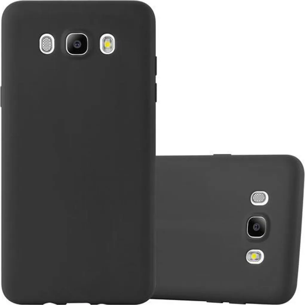 Cadorabo custodia per Samsung Galaxy J7 2016 custodia protettiva in nero custodia per telefono cellulare TPU silicone custodia cover