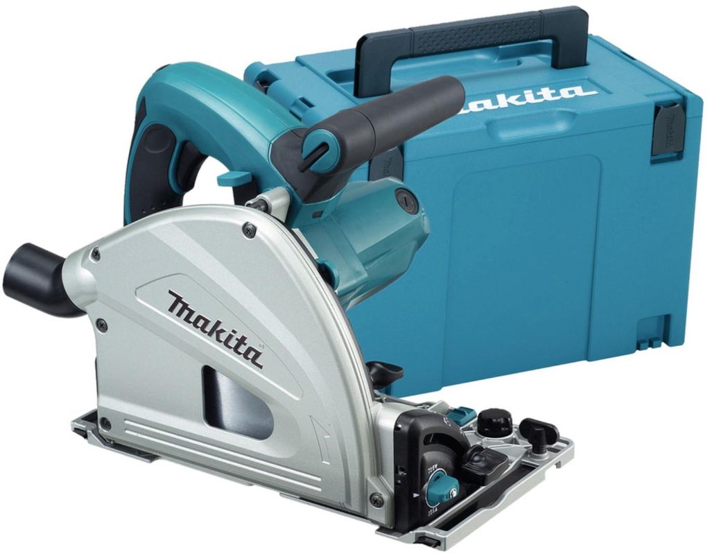 Scie circulaire plongeante MAKITA SP6000J + Rail 1,4 m + Image du produit 