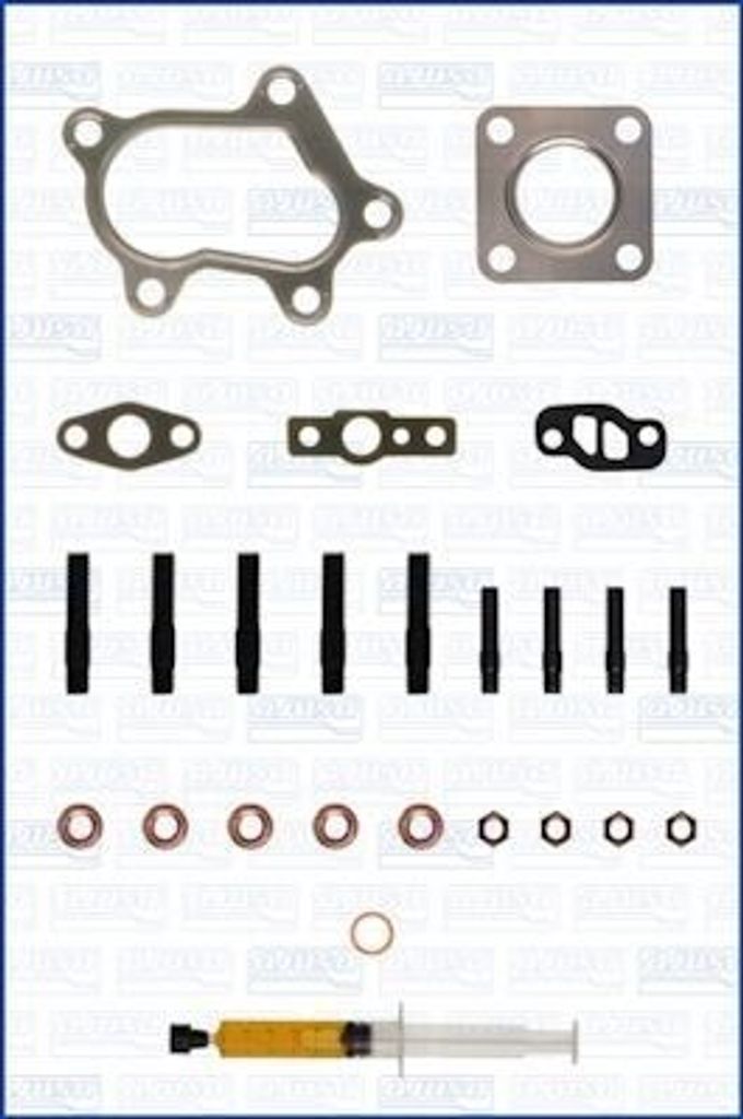 AJUSA JTC11194 Montagesatz Turbolader für OPEL Astra F CC (T92) VECTRA B (36) Kadett E CC (T85) Astra F Caravan (T92) VECTRA B Caravan (31)