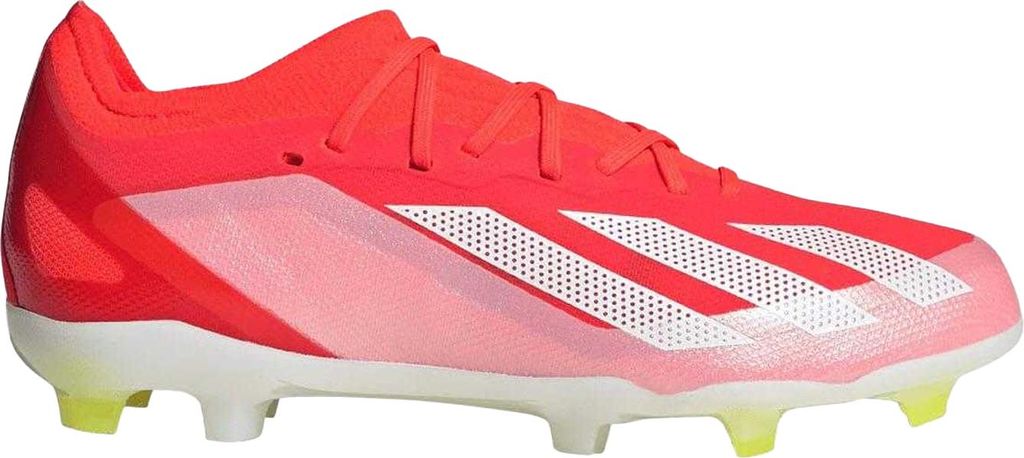 Adidas - Kinder Fußballschuhe mit festem Boden "X Crazyfast Elite" GT6580 (30,5 EU) (Solarrot/Wolkenweiß/Solargelb)