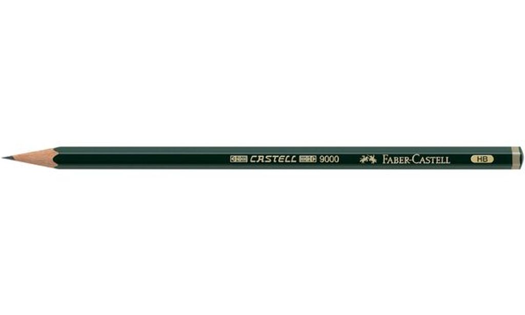 CASTELL® 9000 4B ceruzky bez gumy Obrázok produktu 