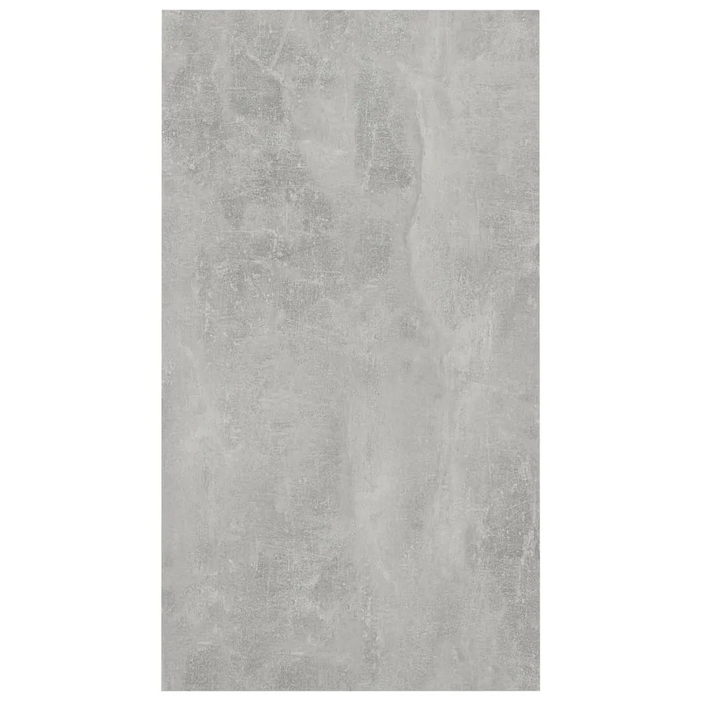 Bibliothèque Sideboard Gris Béton 50x25x80 cm en Bois Composite Robuste - 10