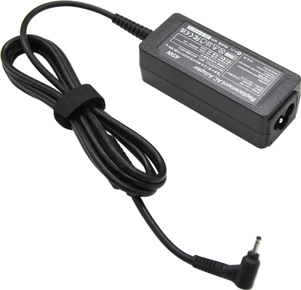 Adaptateur secteur 19V pour PC portable, idéal voyage et bureau