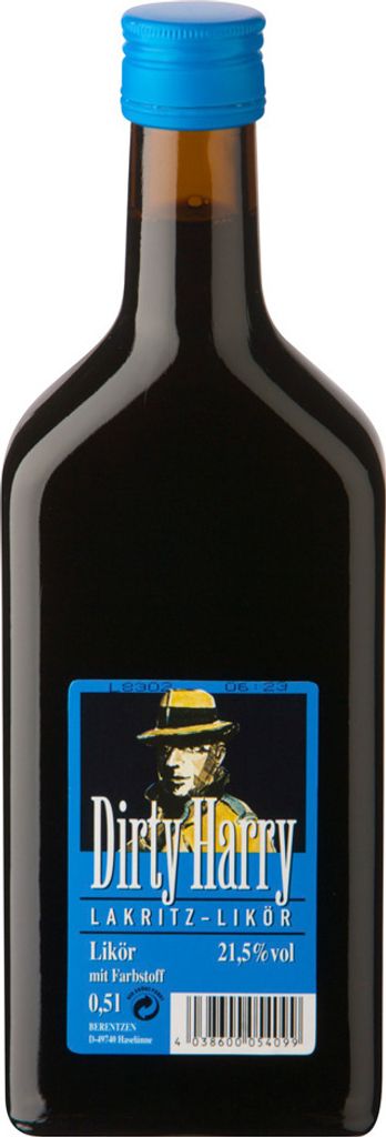 Dirty Harry Lakritz Likör | 21,5 % vol | 0,5 l Produktbild 3
