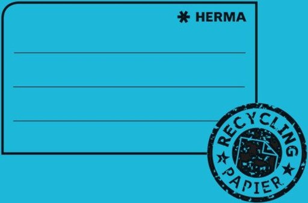 HERMA 5517, Türkis, Papier, Mann/Frau, 153 mm, 212 mm, 1 Stück(e)