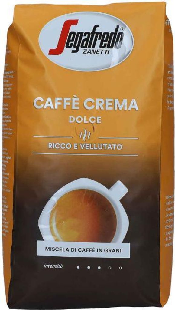 Segafredo Caffe Crema Dolce, 1 kg, Cafe crema, Leichte Produktbild 